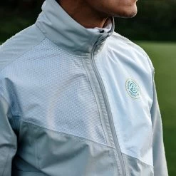 Galvin Green Waterproof Golf Jacket - Amen FZ - Cool Grey LE 2023 -Fashion Golf galvin green waterproof golf jacket amen fz cool grey le 2023 s7915 07 15