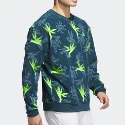 Adidas Golf Pullover - Oasis Crew - Arctic Night AW23 -Fashion Golf ib1982 adidas golf pullover oasis crew arctic night aw23 crop 6