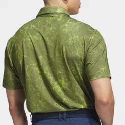 Adidas Golf Shirt - Sun Energy Polo - Olive Strata AW23 -Fashion Golf ib1994 adidas golf shirt sun energy polo olive strata aw23 crop 5