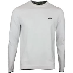 BOSS Golf Jumper - Rallo Crew Neck - Training White FA23