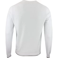 BOSS Golf Jumper - Rallo Crew Neck - Training White FA23 -Fashion Golf img 9287