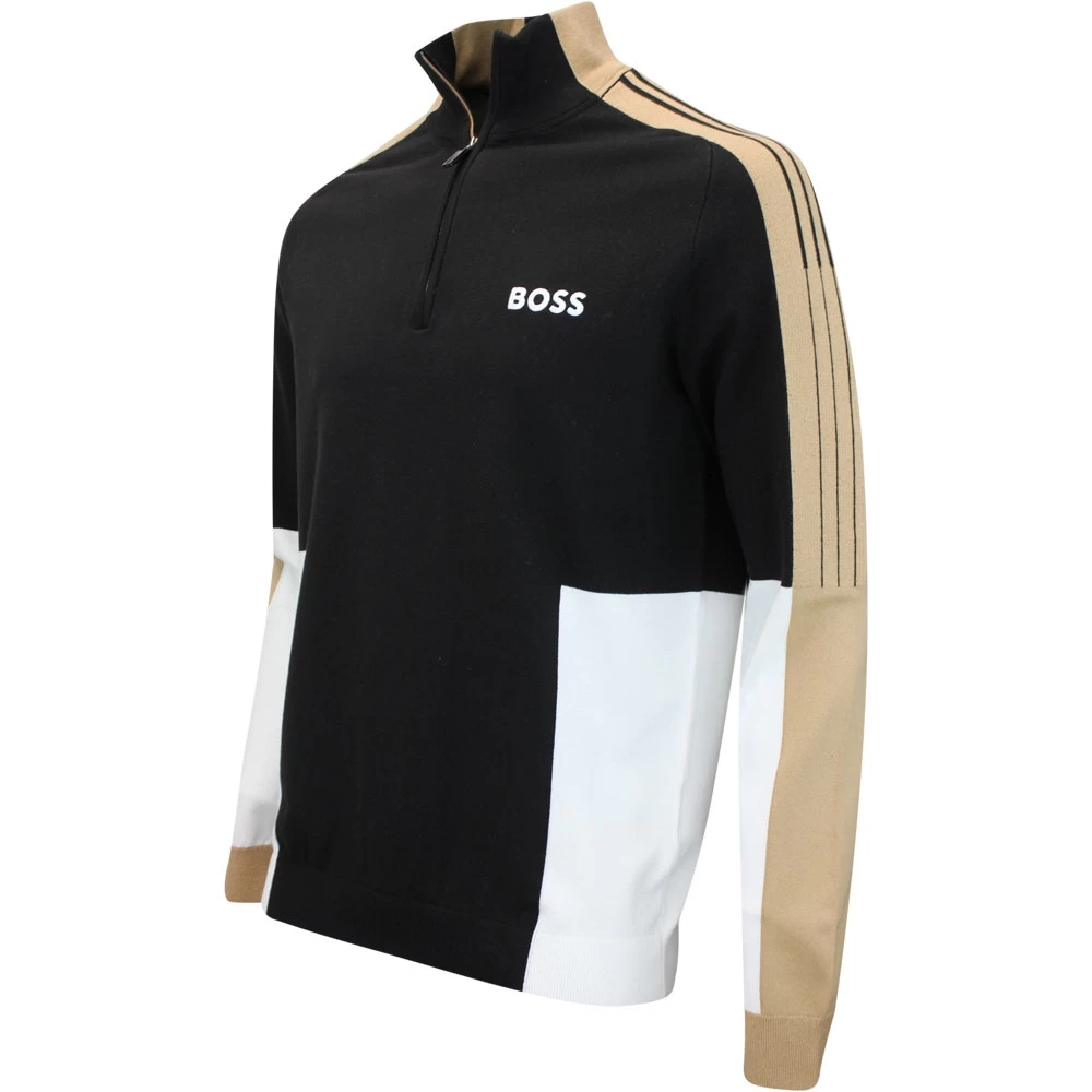 BOSS Golf Jumper - Zolkar Pro - Black FA23 4 BOSS Golf Jumper - Zolkar Pro - Black FA23 - Image 2
