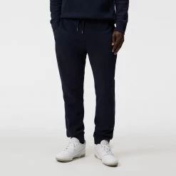J.Lindeberg Athleisure Joggers - Alpha Fleece Pant - JL Navy AW23 -Fashion Golf j lindeberg athleisure joggers alpha fleece pant jl navy aw23 amjs09056 6855 79