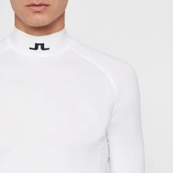 J.Lindeberg Golf Base Layer - Aello SC - White AW23 -Fashion Golf j lindeberg golf base layer aello sp21 03d dsflpywbrjckshtg