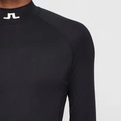 J.Lindeberg Golf Base Layer - Aello SC - Black AW23 -Fashion Golf j lindeberg golf base layer aello sp21 04e oralwuzobghigzum