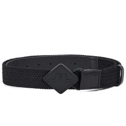 J.Lindeberg Golf Belt - Diamond Stretch Woven - Black SS23