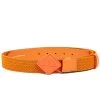 J.Lindeberg Golf Belt - Diamond Stretch Woven - Russet Orange SS23 -Fashion Golf j lindeberg golf belt diamond elastic leather belt russet orange ss23 gmac08031 i068 a