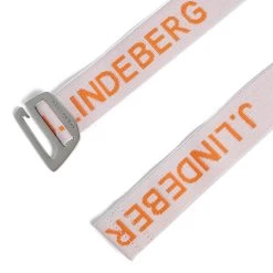J.Lindeberg Golf Belt - Zane Elastic - White AW23 -Fashion Golf j lindeberg golf belt zane elastic white aw23 gmac09243 0000 116