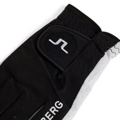 J.Lindeberg Golf Glove - Ron Leather - Black SS23 -Fashion Golf j lindeberg golf glove ron leather golf glove a black ss23 gmac09644 9999 d