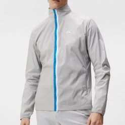 J.Lindeberg Golf Jacket - Ash Light Packable - High Rise SS23 -Fashion Golf j lindeberg golf jacket ash light packable high rise ss23 gmow07925 u232 51