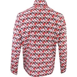 J.Lindeberg Golf Jacket - Ash Light Packable Print - MB Cherry AW23 -Fashion Golf j lindeberg golf jacket ash light packable print mb cherry aw23 gmow08865 g137 4