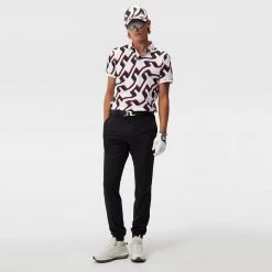 J.Lindeberg Golf Trousers - Cuff Jogger Pant - Black AW23 -Fashion Golf j lindeberg golf joggers performance cuffed pant black ss23 gmpa08622 9999 34