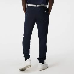 J.Lindeberg Golf Trousers - Cuff Jogger Pant - JL Navy AW23 -Fashion Golf j lindeberg golf joggers performance cuffed pant jl navy ss23 gmpa08622 6855 40