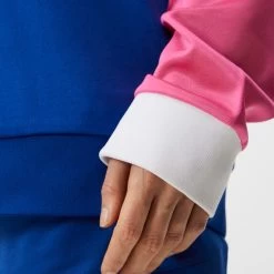 J.Lindeberg Golf Jumper - Jones Crew Neck - Azalea Pink HS23 -Fashion Golf j lindeberg golf jumper jones crew neck azalea pink hs23 gmjs08400 s098 4