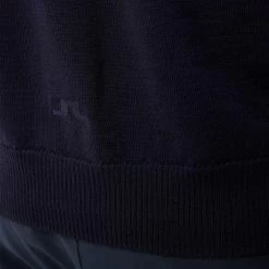 J.Lindeberg Golf Jumper - Lucas Knitted Cardigan - JL Navy AW23 -Fashion Golf j lindeberg golf jumper lucas knitted cardigan jl navy aw23 gmkw09396 6855 16