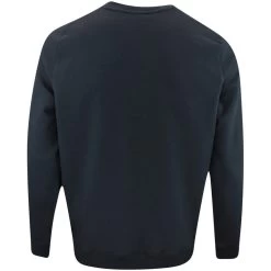 J.Lindeberg Golf Jumper - Sneaky Crew Neck - Black AW23 -Fashion Golf j lindeberg golf jumper sneaky crew neck black aw23 amjs09020 9999 30