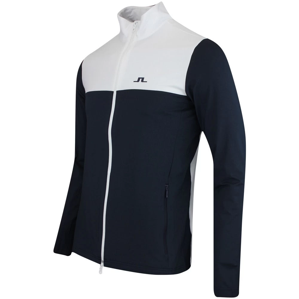 J.Lindeberg Golf Mid Layer - Banks FZ - JL Navy AW23 4 J.Lindeberg Golf Mid Layer - Banks FZ - JL Navy AW23 - Image 2