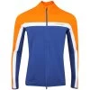 J.Lindeberg Golf Mid Layer - Jarvis FZ - Estate Blue AW23 -Fashion Golf j lindeberg golf mid layer jarvis fz estate blue aw23 amjs09084 o341 65