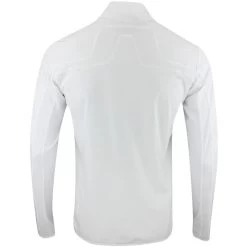 J.Lindeberg Golf Mid Layer - Jarvis FZ - White AW23 -Fashion Golf j lindeberg golf mid layer jarvis fz white aw23 amjs09084 0000 70
