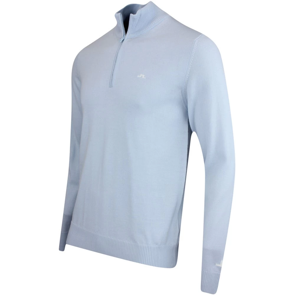 J.Lindeberg Golf Pullover - Kian QZ Sweater - Skyway AW23 4 J.Lindeberg Golf Pullover - Kian QZ Sweater - Skyway AW23 - Image 2