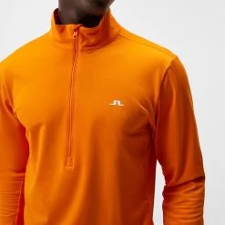 J.Lindeberg Golf Pullover - Luke HZ Mid - Exuberance AW23 -Fashion Golf j lindeberg golf pullover luke hz mid exuberance aw23 amjs09079 i075 67