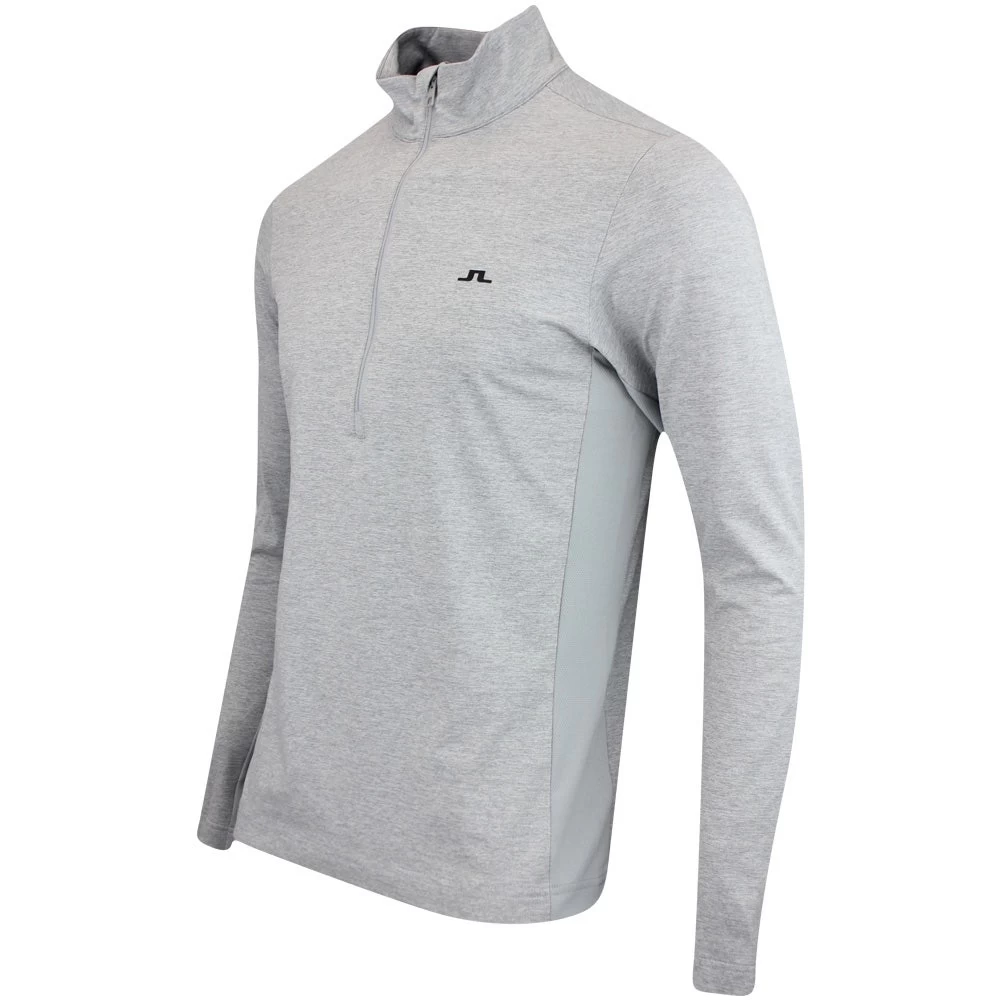 J.Lindeberg Golf Pullover - Luke HZ Mid - Grey Mel. AW23 4 J.Lindeberg Golf Pullover - Luke HZ Mid - Grey Mel. AW23 - Image 2