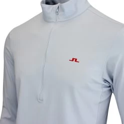J.Lindeberg Golf Pullover - Luke HZ Mid - Skyway AW23 -Fashion Golf j lindeberg golf pullover luke hz mid skyway aw23 amjs09079 o010 35