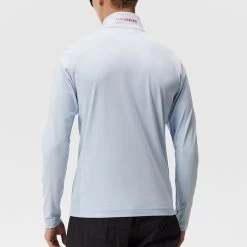J.Lindeberg Golf Pullover - Luke HZ Mid - Skyway AW23 -Fashion Golf j lindeberg golf pullover luke hz mid skyway aw23 amjs09079 o010 63