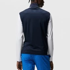 J.Lindeberg Golf Mid Layer - Melker FZ - JL Navy SS23 15 J.Lindeberg Golf Mid Layer - Melker FZ - JL Navy SS23 -Fashion Golf j lindeberg golf pullover melker mesh mid layer jl navy ss23 amjs07875 6855 d