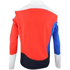 J.Lindeberg Golf Mid Layer - Swirl FZ - White SS23 -Fashion Golf j lindeberg golf pullover swirl mid layer white ss23 amjs07589 0000 m