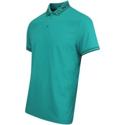 J.Lindeberg Golf Shirt - Austin Regular Fit - Proud Peacock AW23 -Fashion Golf j lindeberg golf shirt austin regular fit proud peacock aw23 gmjt08847 m501 94