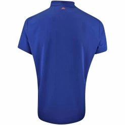 J.Lindeberg Golf Shirt - Bode Regular Fit - Estate Blue AW23 -Fashion Golf j lindeberg golf shirt bode regular fit estate blue aw23 gmjt08578 o341 76