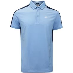 J.Lindeberg Golf Shirt - Hans Regular Fit - Little Boy Blue AW23