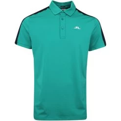 J.Lindeberg Golf Shirt - Hans Regular Fit - Proud Peacock AW23