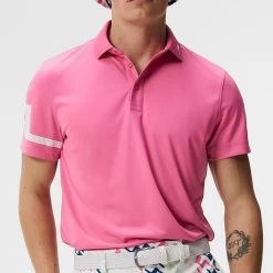 J.Lindeberg Golf Shirt - Heath Regular Fit - Azalea Pink HS23 17 J.Lindeberg Golf Shirt - Heath Regular Fit - Azalea Pink HS23 -Fashion Golf j lindeberg golf shirt heath regular fit azalea pink hs23 gmjt09778 s098 2