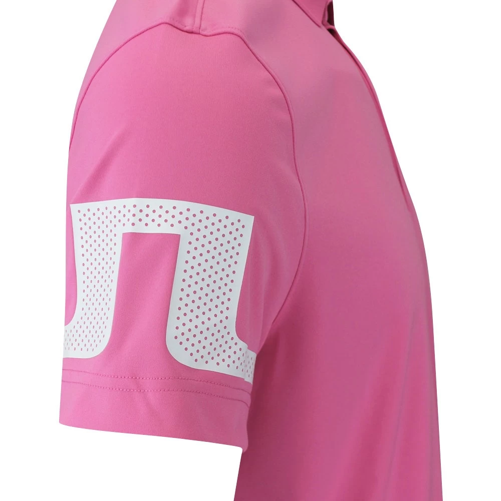 J.Lindeberg Golf Shirt - Heath Regular Fit - Azalea Pink HS23 7 J.Lindeberg Golf Shirt - Heath Regular Fit - Azalea Pink HS23 - Image 5