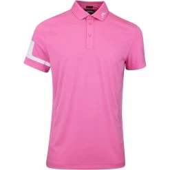 J.Lindeberg Golf Shirt - Heath Regular Fit - Azalea Pink HS23