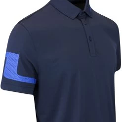 J.Lindeberg Golf Shirt - Heath Regular Fit - JL Navy AW23 -Fashion Golf j lindeberg golf shirt heath regular fit jl navy aw23 gmjt08559 6855 161