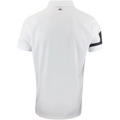 J.Lindeberg Golf Shirt - Heath Regular Fit - White AW23 -Fashion Golf j lindeberg golf shirt heath regular fit white aw23 gmjt08559 0000 168