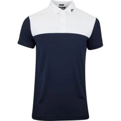 J.Lindeberg Golf Shirt - Jeff Reg Fit - White AW23