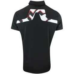 J.Lindeberg Golf Shirt - KV Print Regular Fit - Black AW23 -Fashion Golf j lindeberg golf shirt kv print regular fit black aw23 gmjt08571 9999 106