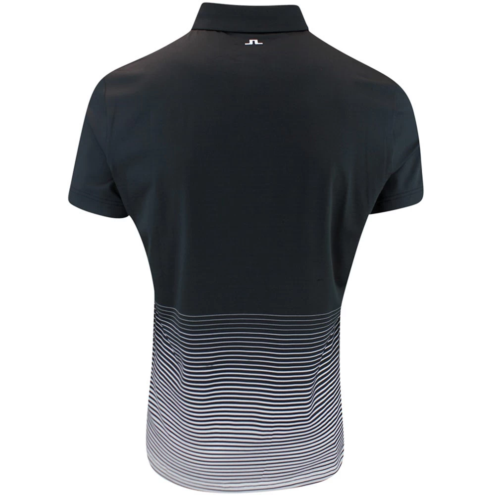 J.Lindeberg Golf Shirt - Lowell Slim Fit - Black AW23 5 J.Lindeberg Golf Shirt - Lowell Slim Fit - Black AW23 - Image 3