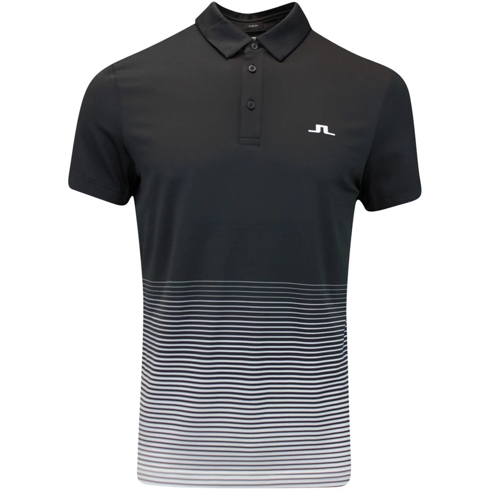 J.Lindeberg Golf Shirt - Lowell Slim Fit - Black AW23 3 J.Lindeberg Golf Shirt - Lowell Slim Fit - Black AW23