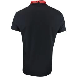 J.Lindeberg Golf Shirt - Tyson Regular Fit - Black AW23 -Fashion Golf j lindeberg golf shirt tyson regular fit black aw23 gmjt08574 9999 128