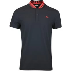 J.Lindeberg Golf Shirt - Tyson Regular Fit - Black AW23