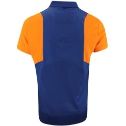 J.Lindeberg Golf Shirt - Zak Regular Fit - Estate Blue AW23 -Fashion Golf j lindeberg golf shirt zak regular fit estate blue aw23 gmjt08794 o341 44