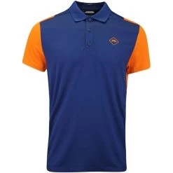 J.Lindeberg Golf Shirt - Zak Regular Fit - Estate Blue AW23