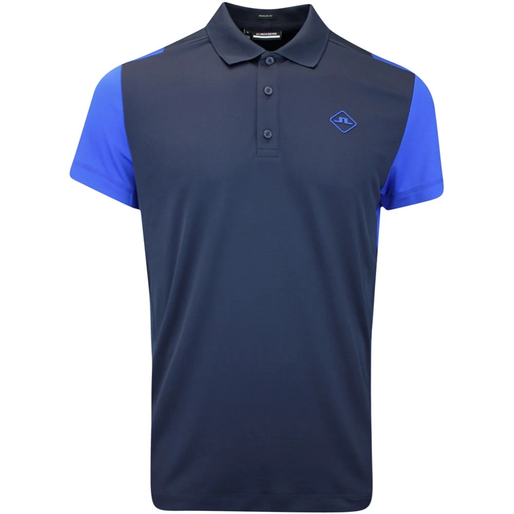 J.Lindeberg Golf Shirt - Zak Regular Fit - JL Navy AW23 3 J.Lindeberg Golf Shirt - Zak Regular Fit - JL Navy AW23