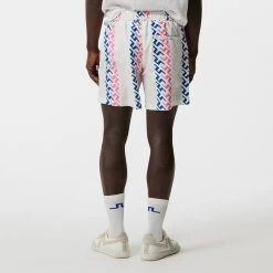 J.Lindeberg Golf Shorts - Banks Miami Swim Trunks - Pink Bridge HS23 -Fashion Golf j lindeberg golf shorts banks miami swim trunks pink bridge hs23 gmpa08521 s190 3