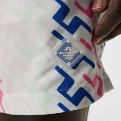 J.Lindeberg Golf Shorts - Banks Miami Swim Trunks - Pink Bridge HS23 -Fashion Golf j lindeberg golf shorts banks miami swim trunks pink bridge hs23 gmpa08521 s190 5
